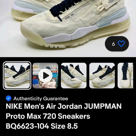 Air max 720/ Jumpman's , size 11 - Picture 2 of 7